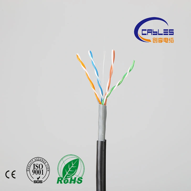 RoHS and Ce Certification UTP Cat5e Network Cable Double Jacket