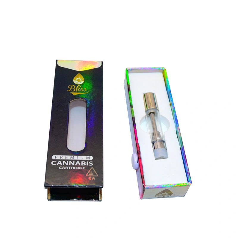 2023 Jahre 510 Gewinde Verdampfer Zigarettenhalter 0,5ml/1ml/2ml Vape Patronen Benutzerdefinierte Verpackungskartons