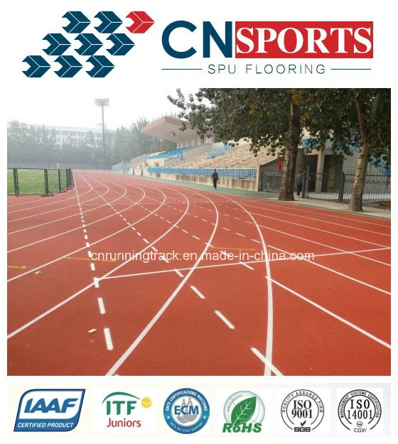 13mm PU Sandwich Running Track, International Iaaf Standard Athletic Rubber Running Track