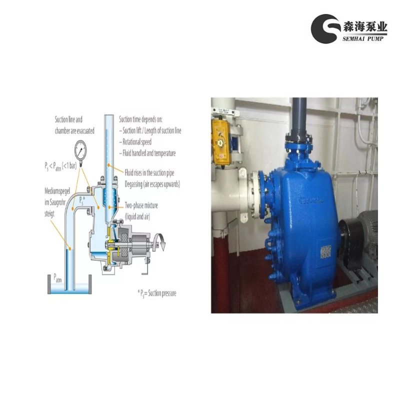 Good Price Horizontal Self-Priming Non-Clog Sewage Pump