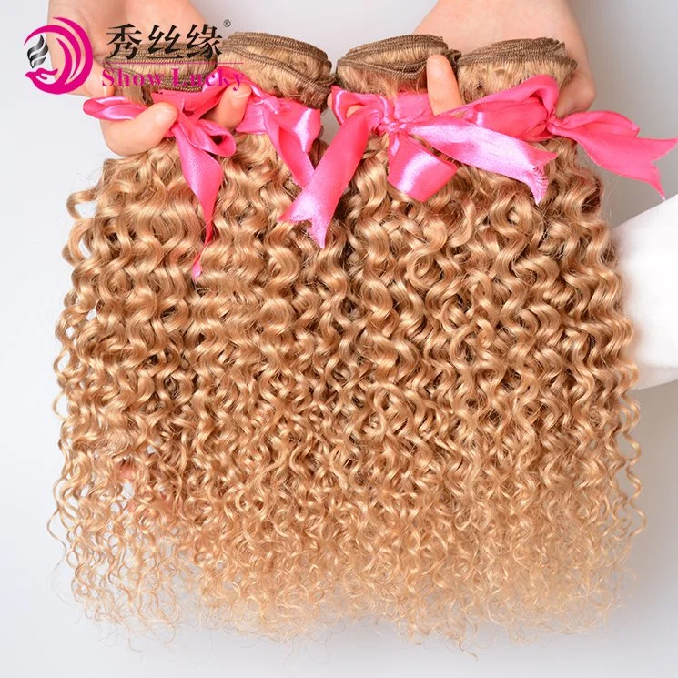 Blonde directement toucher soft lisse soyeux Tangle Free Virgin chinois de qualité supérieure des cheveux humains