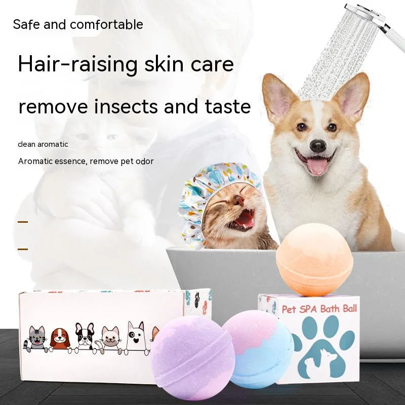 Balle de bain SPA Balle de nettoyage Accessoires pour animaux de compagnie Chien Chat Nettoyage de fourrure Produits pour animaux de compagnie