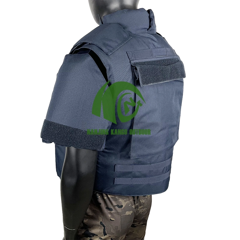 Navy Blue Full Body Armor Stab Proof Clothing Aramid PE Ballistic Bulletproof Vest