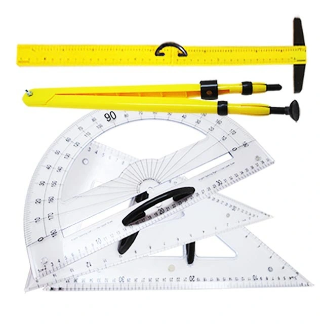 Plastic Protractor Large Triangle Ruler for Teacher