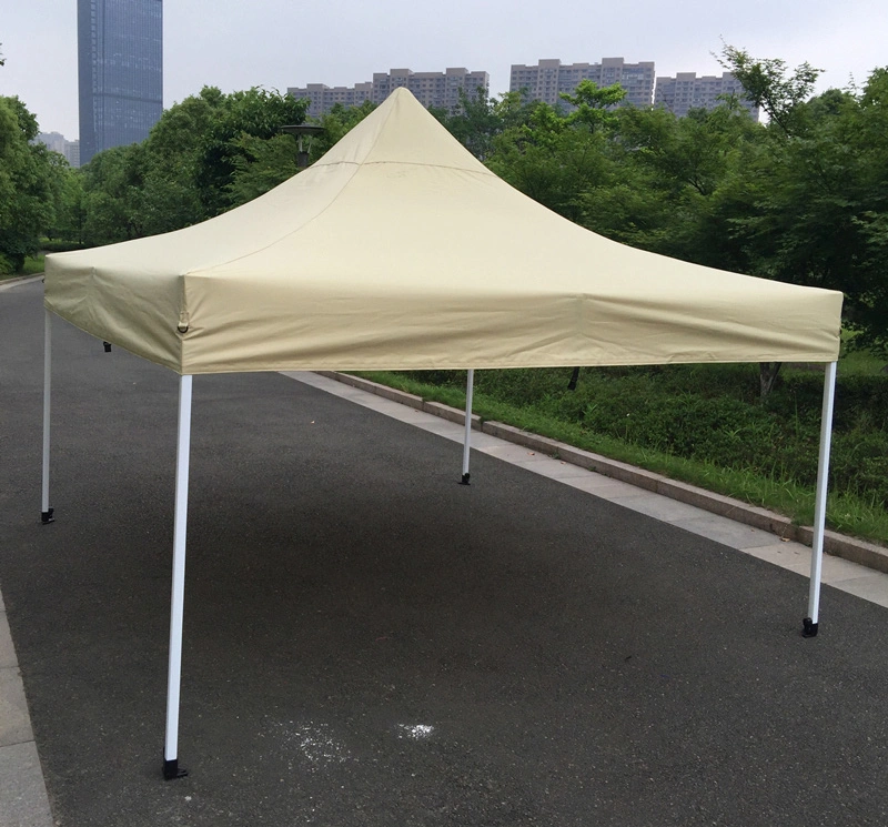 3X3m Tan Outdoor Steel Folding Tent Pop up Gazebo