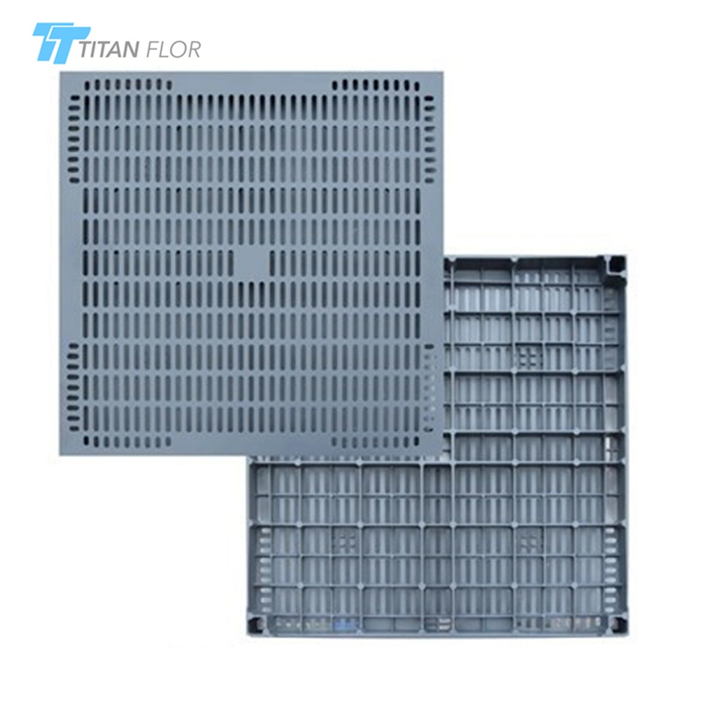 Data Center Cooling Solution Antistatic Aluminum Raised Access Floor System