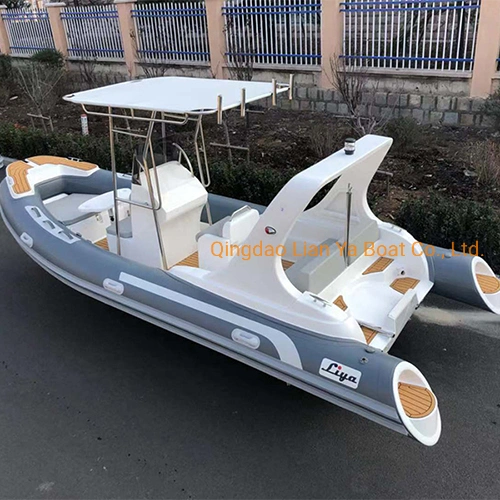 Liya 5.8m militar personalizada costilla barcos Hypalon botes inflables