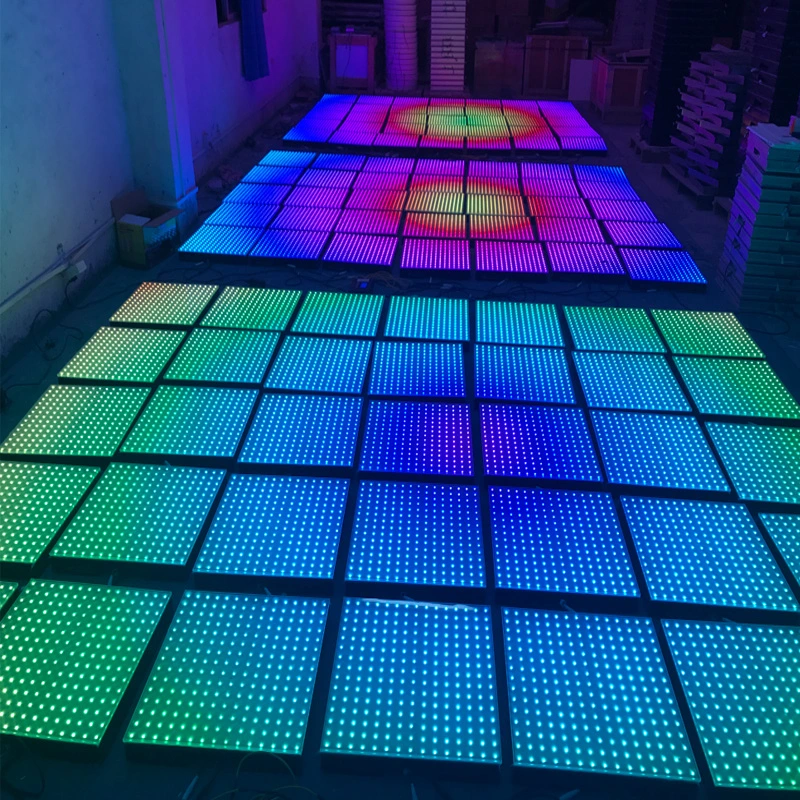 Outdoor DJ Stage Pixel Video LED Dance Floor DJ Stage Party Background Tiles