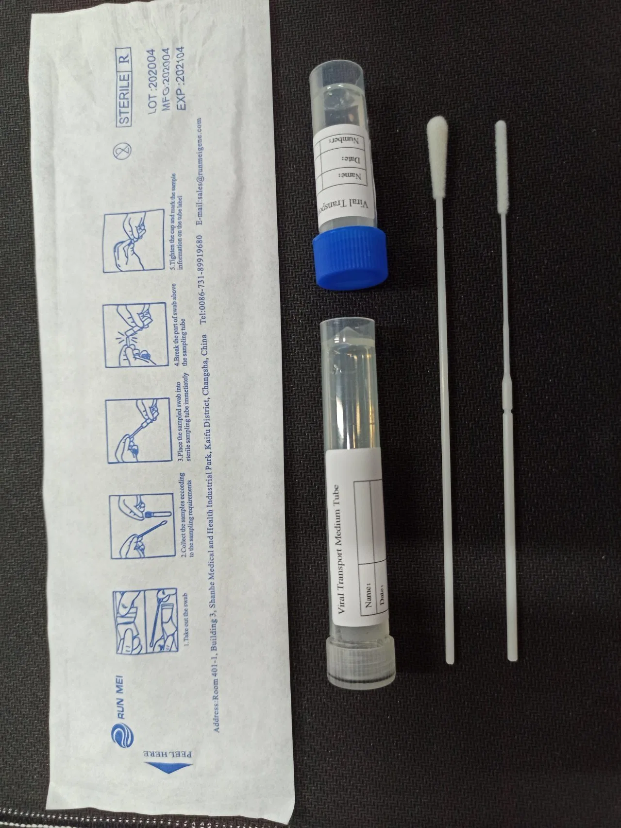 FDA Approved Disposable Oral Swab Samplers