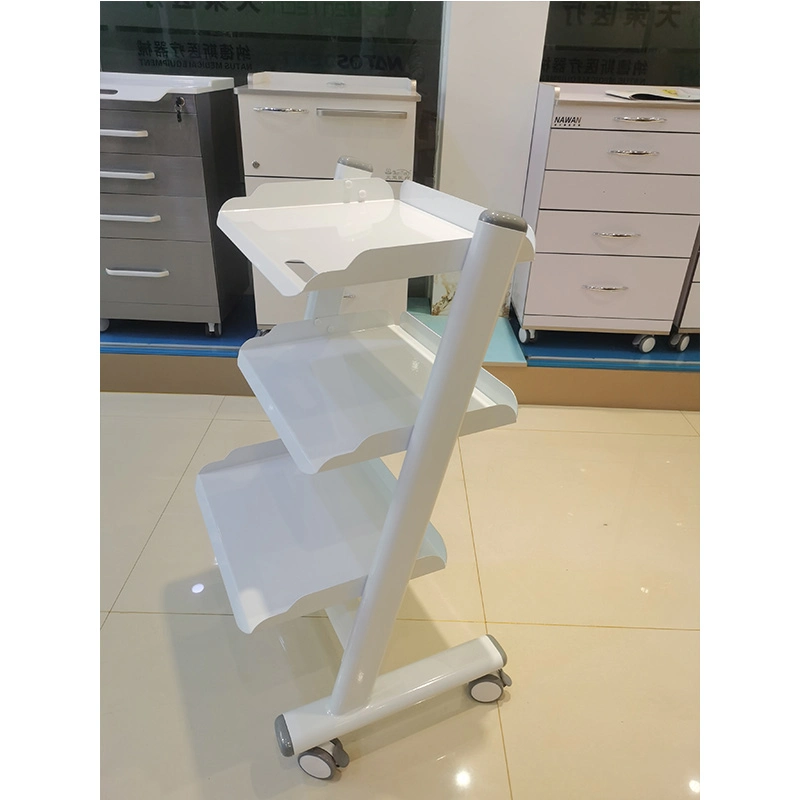 LK-A310 Cheap Medical Hospital Dental Clinic Cabinet Trolley Cart with Socket Wheels Price