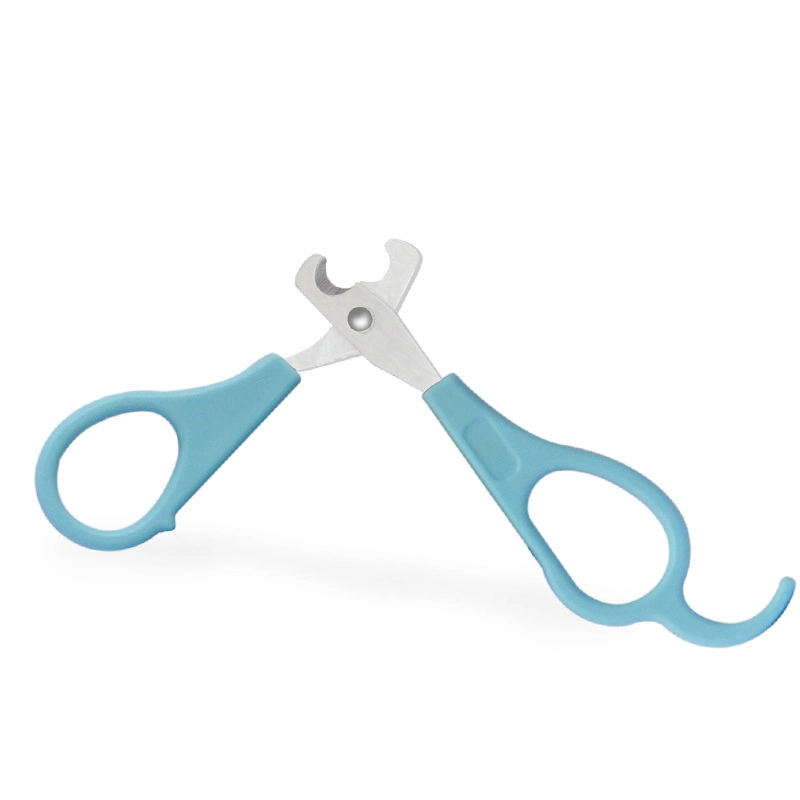 Tc4105 Pet Small Plastic Handle Metal Scissors for Beauty