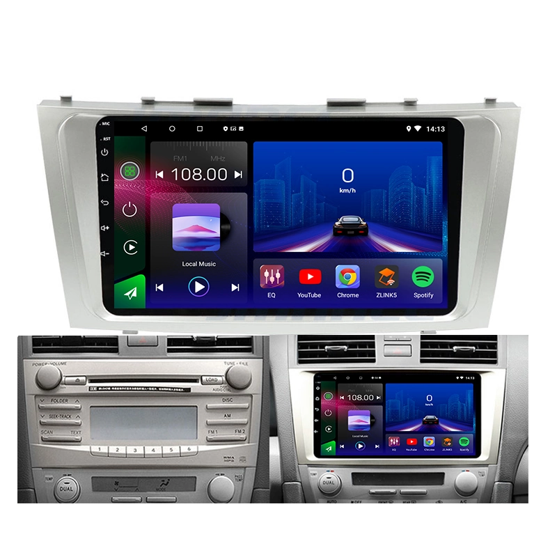 Jmance 9pulgadas Carplay Alquiler de música estéreo de vídeo de Android el sistema de radio GPS Carplay Toyota Camry (A6).