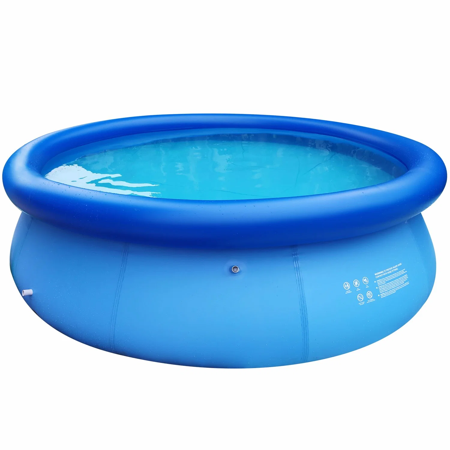 Dfaspo Above Ground Garden Outdoor Indoor Inflatable Swim Pool Round/ Square PVC Swimming Pool Pot Jar Easy to Set with Filter and Ladder