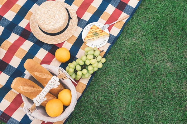 Heißer Verkauf Wasserdichte Strand Plaids Plain Design Outdoor Picknick Decken