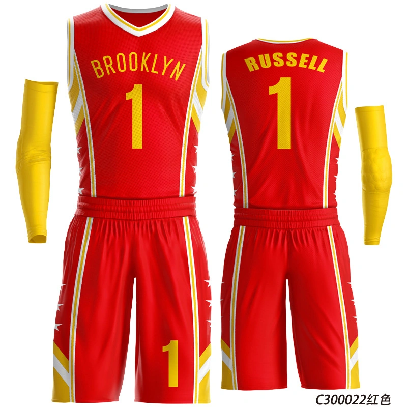 Équipe de basket-ball complet personnalisé sublimé Jersey