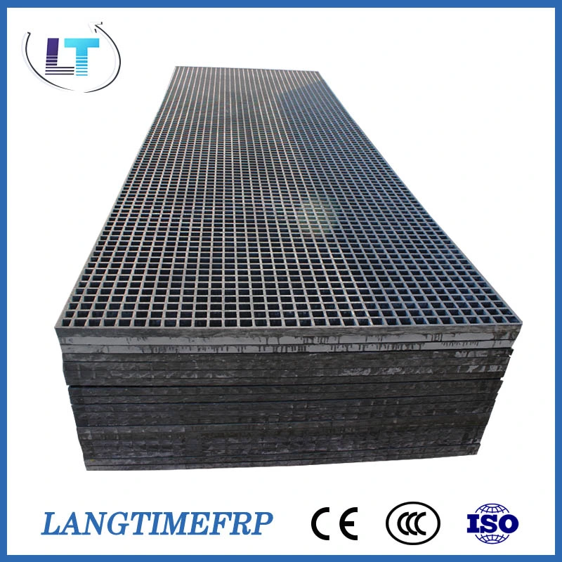 Plastique de haute qualité FRP plate-forme de grille de plancher en fibre de verre passerelle