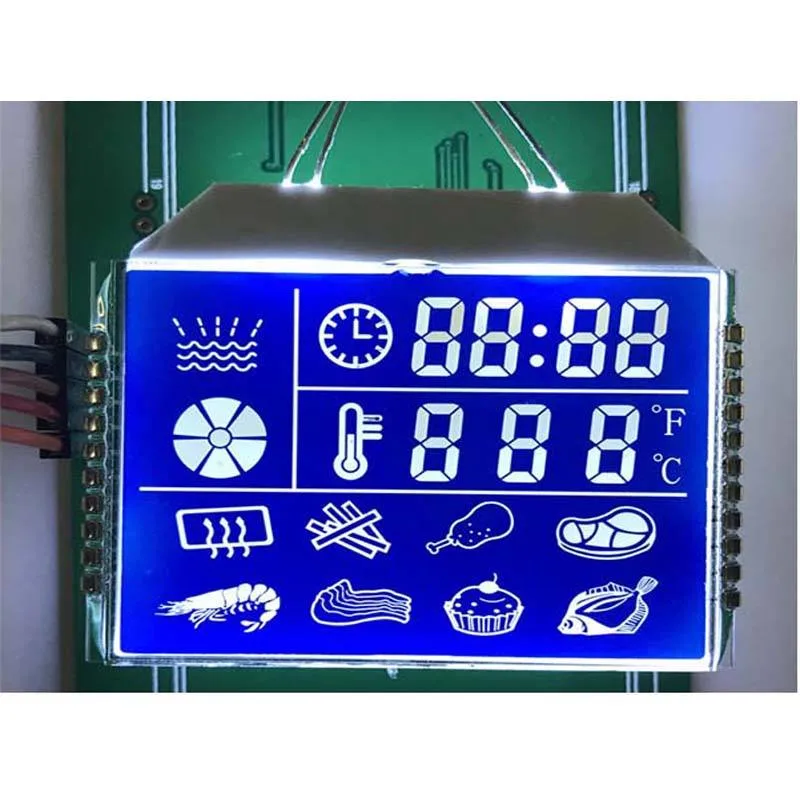 Factory Supply Tn Htn Stn FSTN Va 7 Segment Display LCD Screen