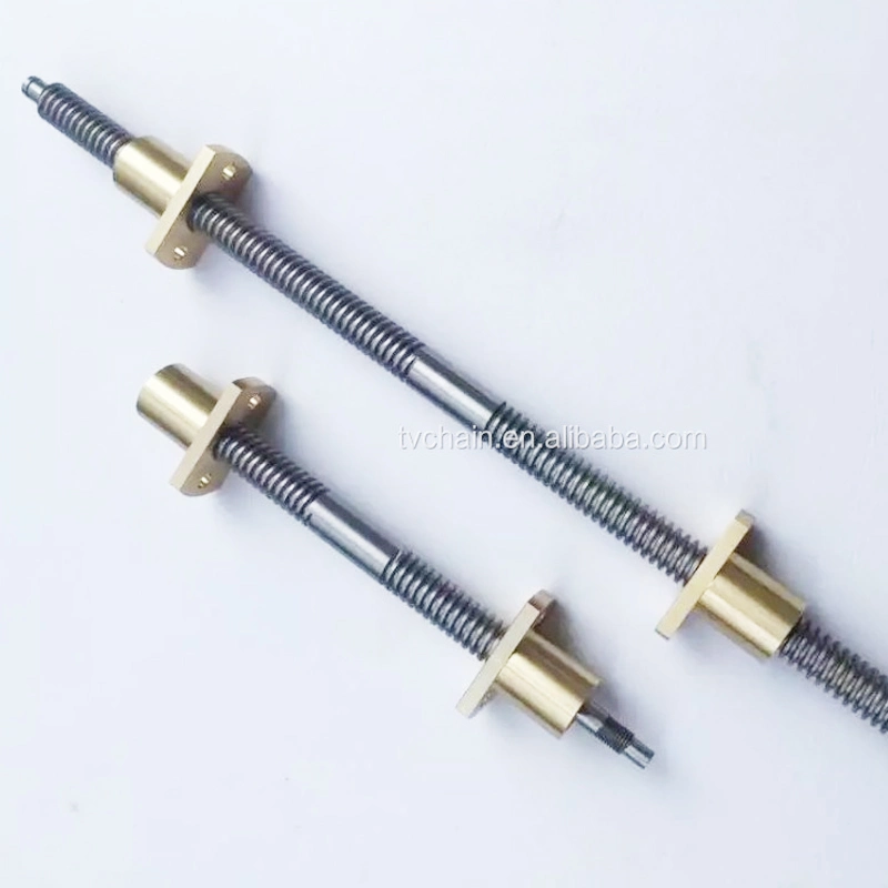 CNC Router Precision Rolled/Ground Linear Motion Ball Screw T8 T10 T12 Stainless Steel