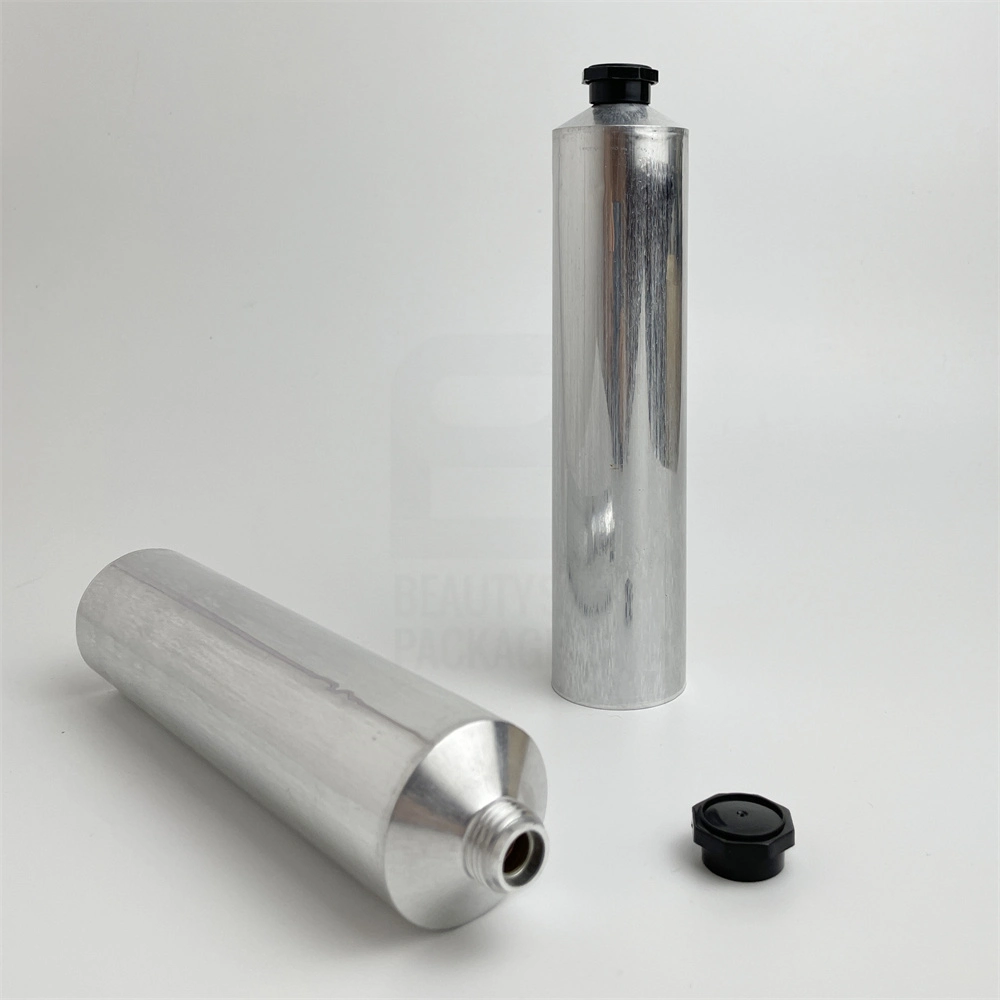 Cosmetic Products Hand Cream Packing Silver Color Oil Finishing Squeeze Metal Aluminum Tubes Packaging