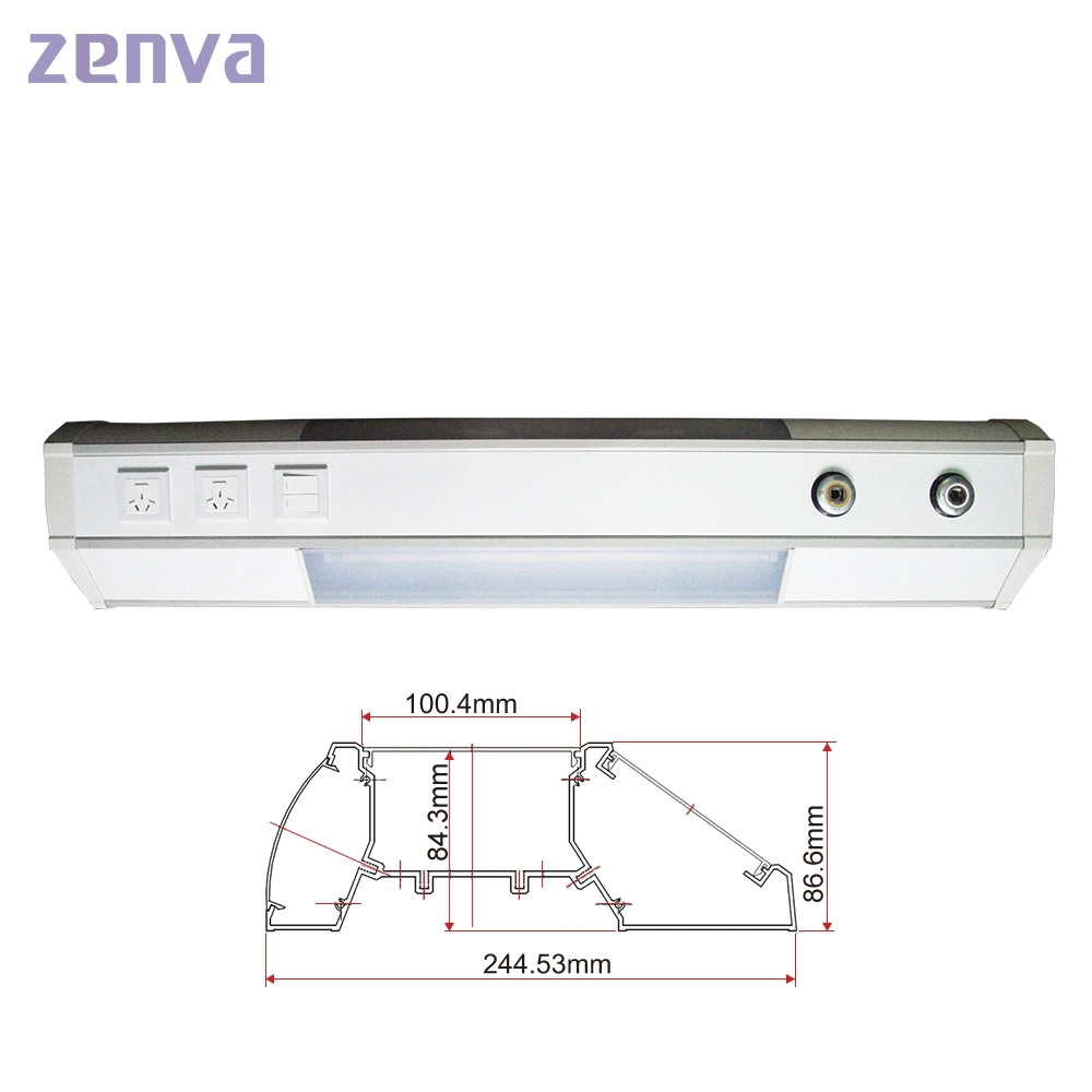 Horizontal/Customized/Cheap/Competitive/ Popular/Hospital Bed Head Unit Prices for ICU Room Caring Bh-Mex002