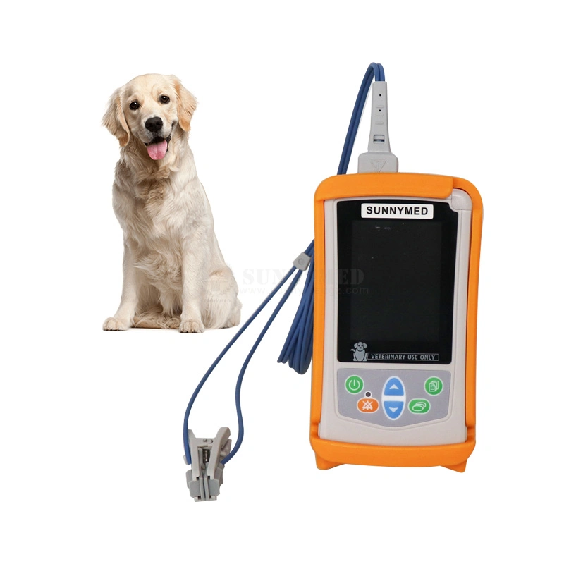 SY-W001n Veterinary Clinic Equipment recargable Handheld Vet SpO2 Veterinary Pulse Oxímetro para animales