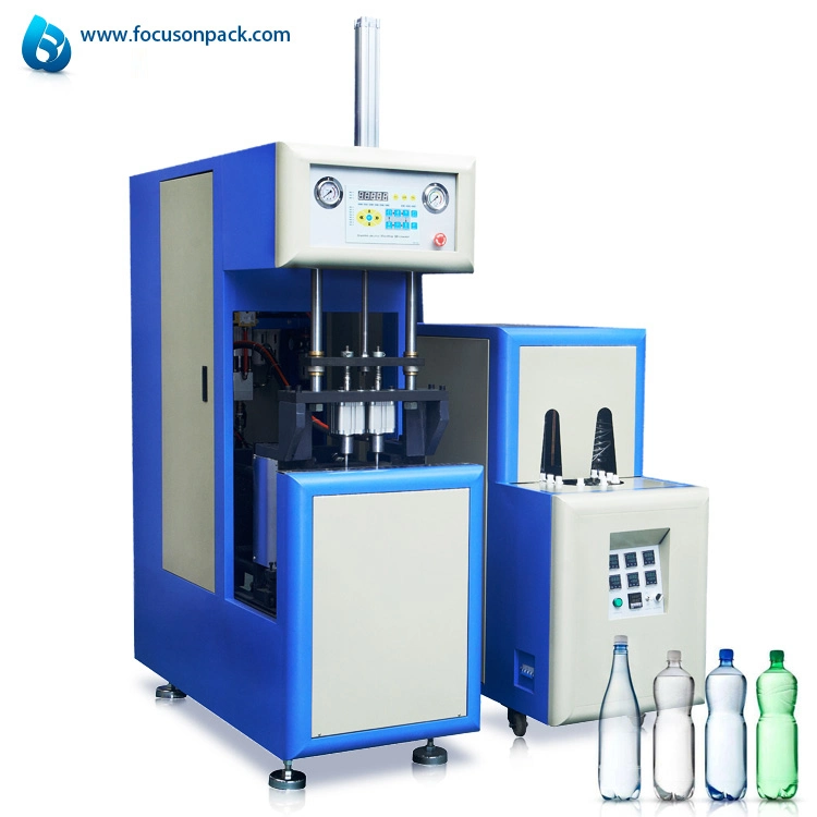 Semi Automatic Small Plastic Product Mineral Water Pet Bottle Blow Making Molding Moulding Machine