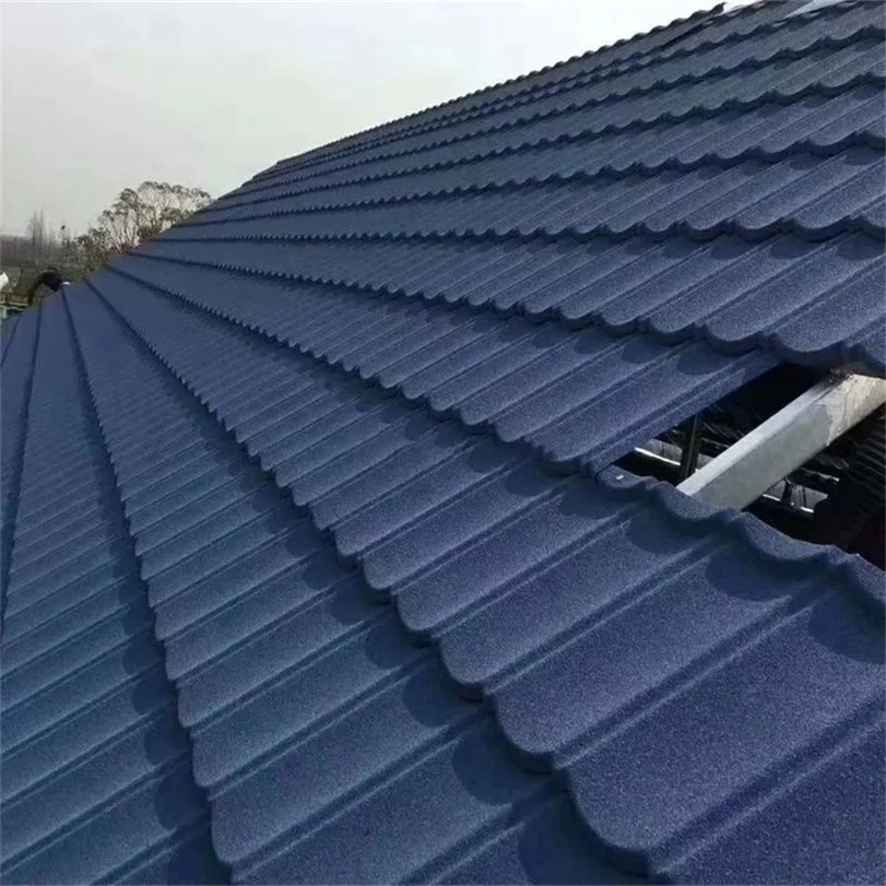 Color Stone Coated Metal Roof Tile / Roof Tiles South Africa