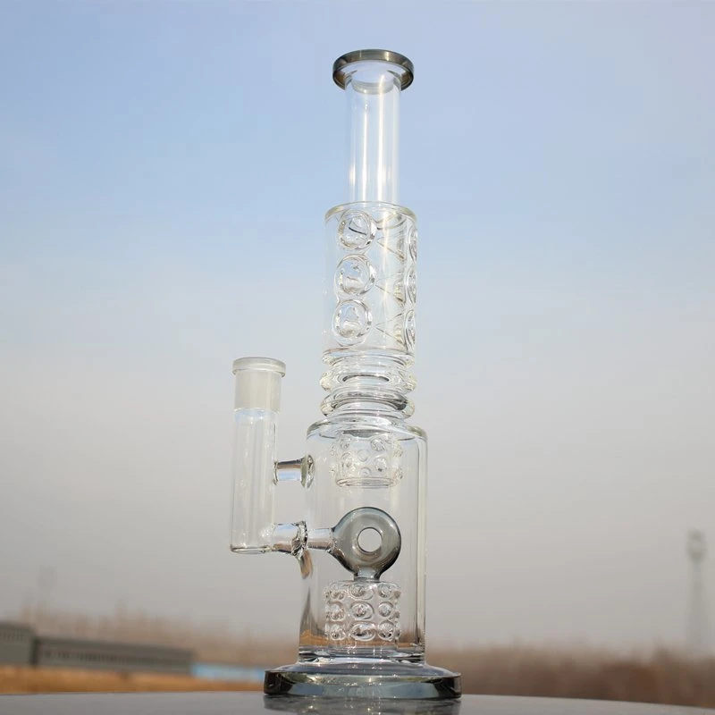 Al por mayor vidrio agua tubo vidrio ahumado DAB Rigs aceite de vidrio Vaso de tubo