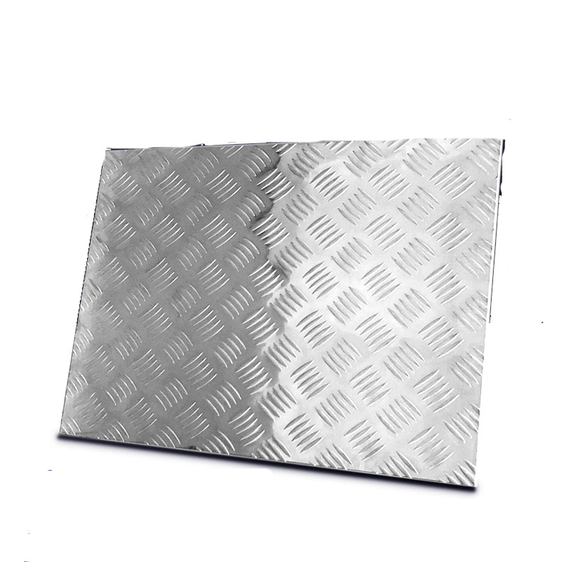 Wholesale/Supplier 1050 1060 1100 H14 H24 Aluminum Tread Plate Embossed Checkered Aluminium Sheet Plate for Bus Truck Ship Gym Floor