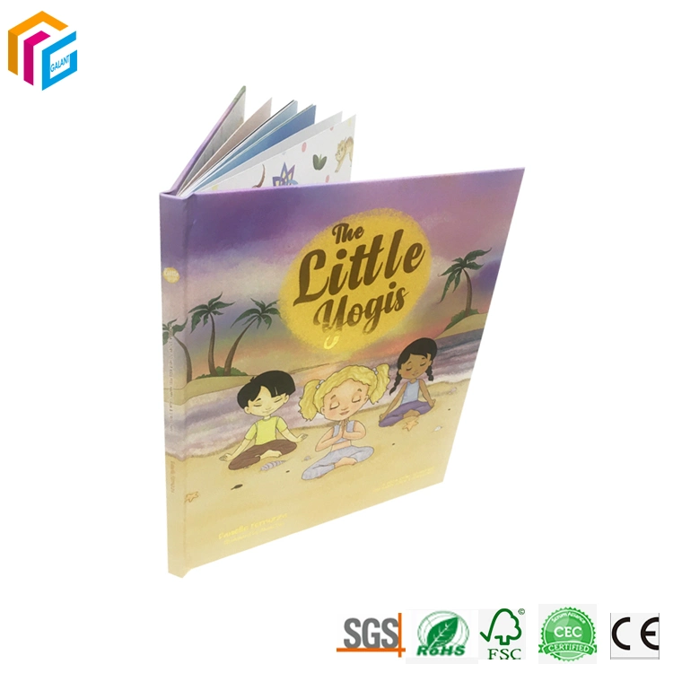 Hardback Section Sewn Kids Story Picture Books Custom Design Gold Foil Stamp Hardcover Childrens Book Printing