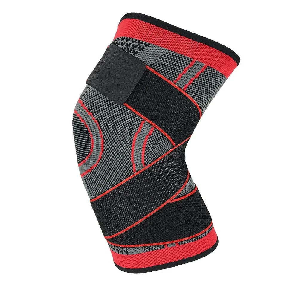 Custom Silicone Knee Support Compression Neoprene Knee Support with Springs Knee Support Guard for Sports