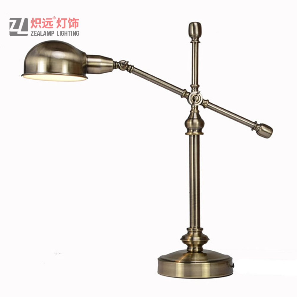 Portable Studying Adjustable Bedside Lamp Metal Table Lighting