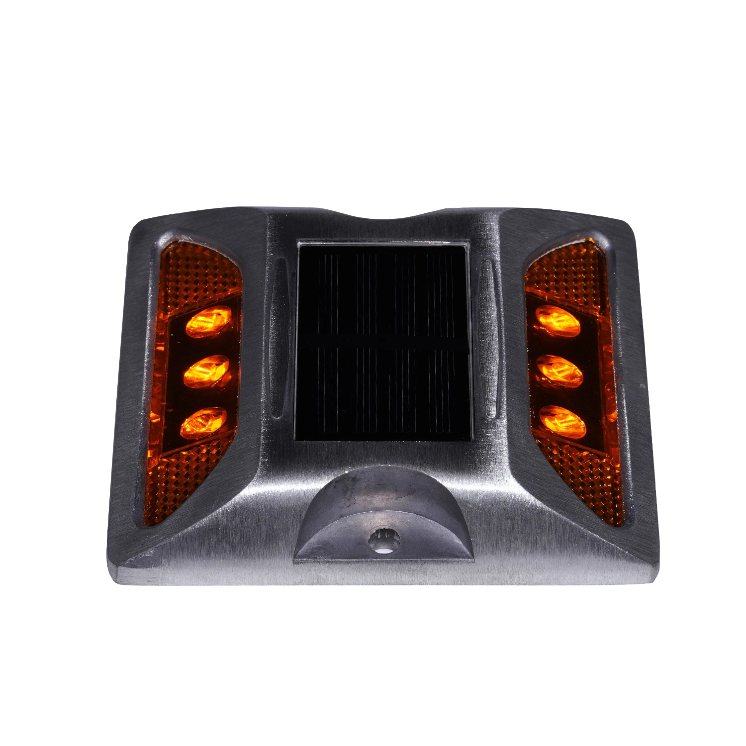 Flash Mode Wholesale/Supplier Price Deck Dock Light Aluminum Housing Solar Powered Road Stud Reflector