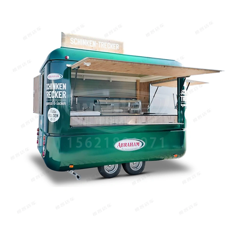 Tune CE Approval Street Mobile Burger Grill Fast Food Vending Cart