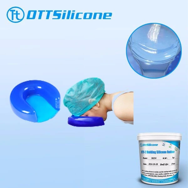 RTV-2 caoutchouc silicone pour coussinet de positionnement de gel caoutchouc silicone liquide