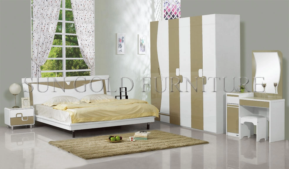 Simple Home Hotel Bedroom Furniture Sets with Wardrobe Cabinet (SZ-BF084)