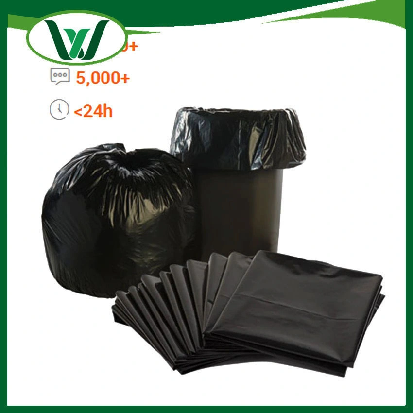 Eco Friendly HDPE Cornstarch Plastic Garbage Bags