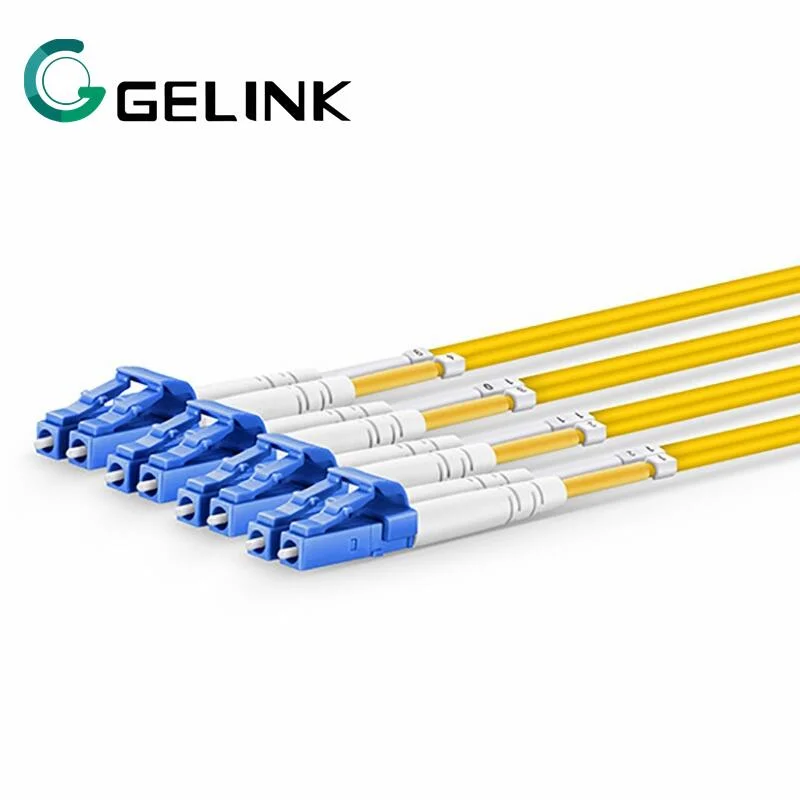 8fibers-MPO/MTP (Female) to LC Single-Mode 10m Breakout Cable Fiber Optic Patch Cord