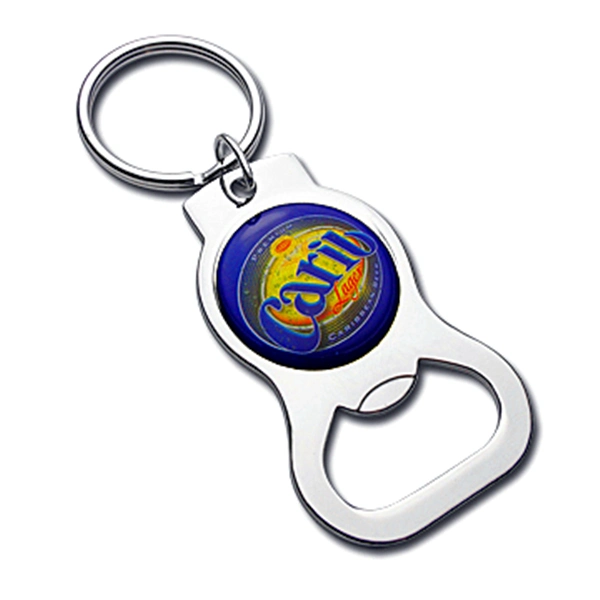 Custom Shark Shape Zinc Alloy Keychain with Bottle Opener