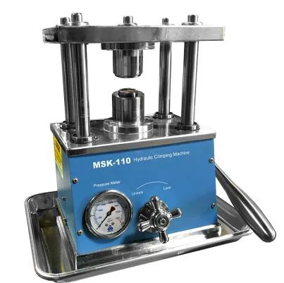 Machine à sertir à presse hydraulique pneumatique de marque Tmaxcn pour pile bouton Sertissage