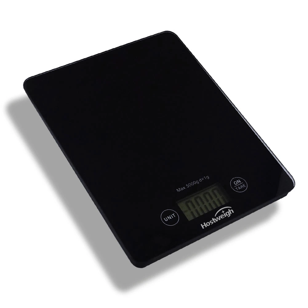 New Arrival Popular Black Tempered Glass Kitchen Scale