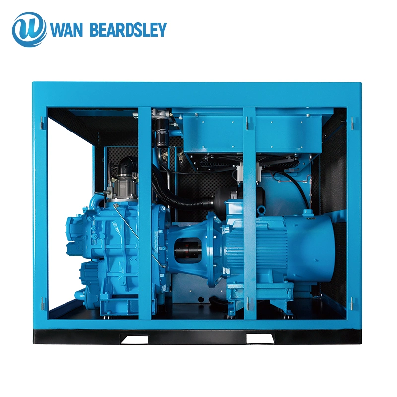 45kw Quiet Sound Energy-Saving Two-Stage Compression Pm VSD Screw Air Compressor