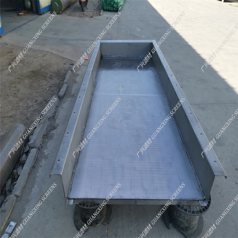 Looped and Welded for Food Processing Wedge Wire Flat Panel Screen