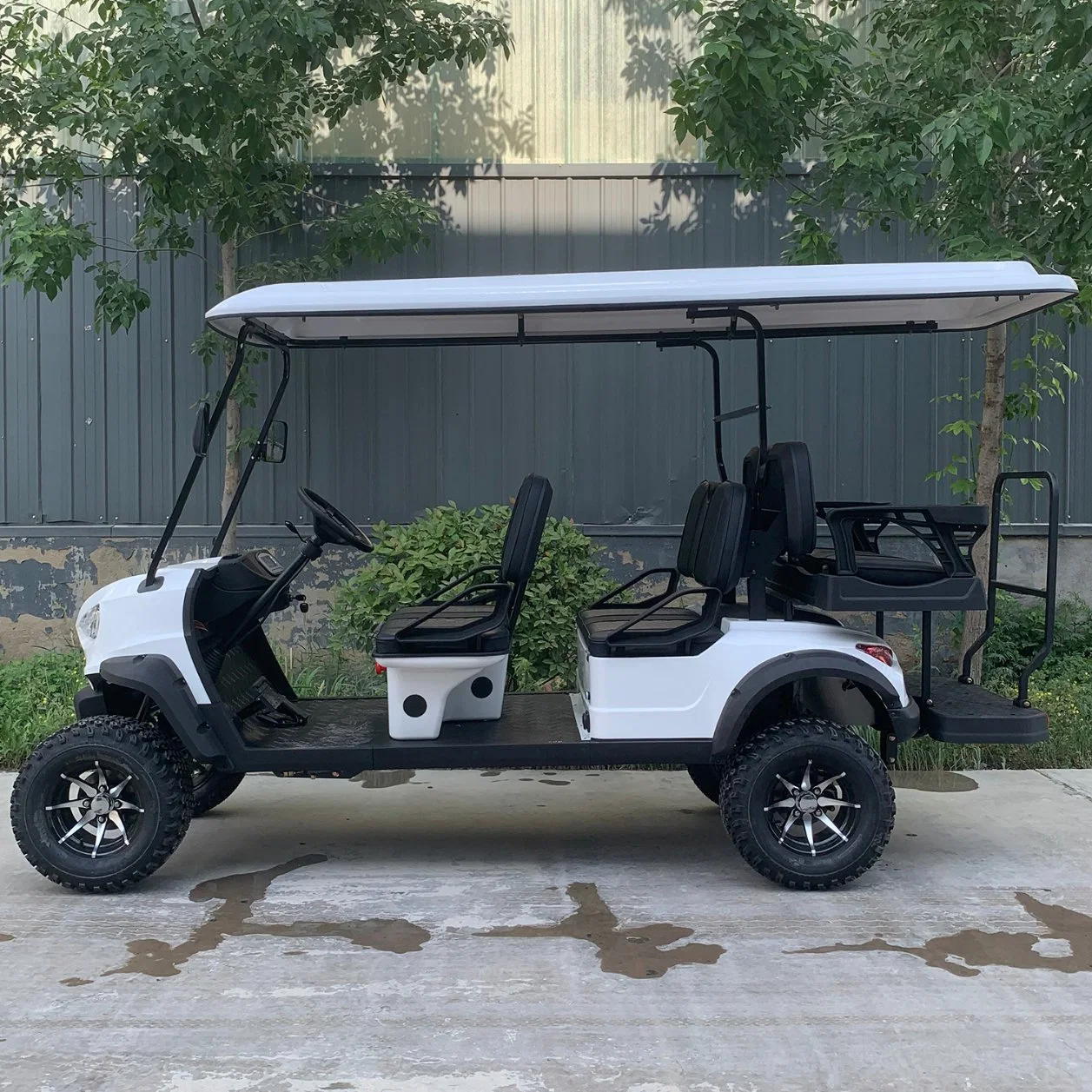 Top Quality New Design Lithium Battery 6 Seater Electric Golf Buggy