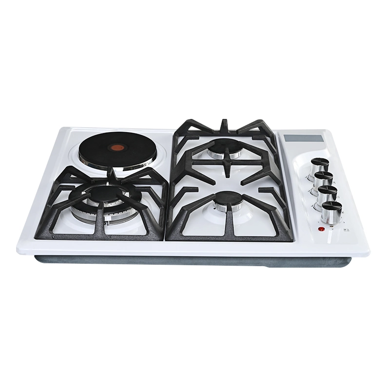 Blue Fire Burner Gas Stove Stainless Steel Build in Cooker Hob