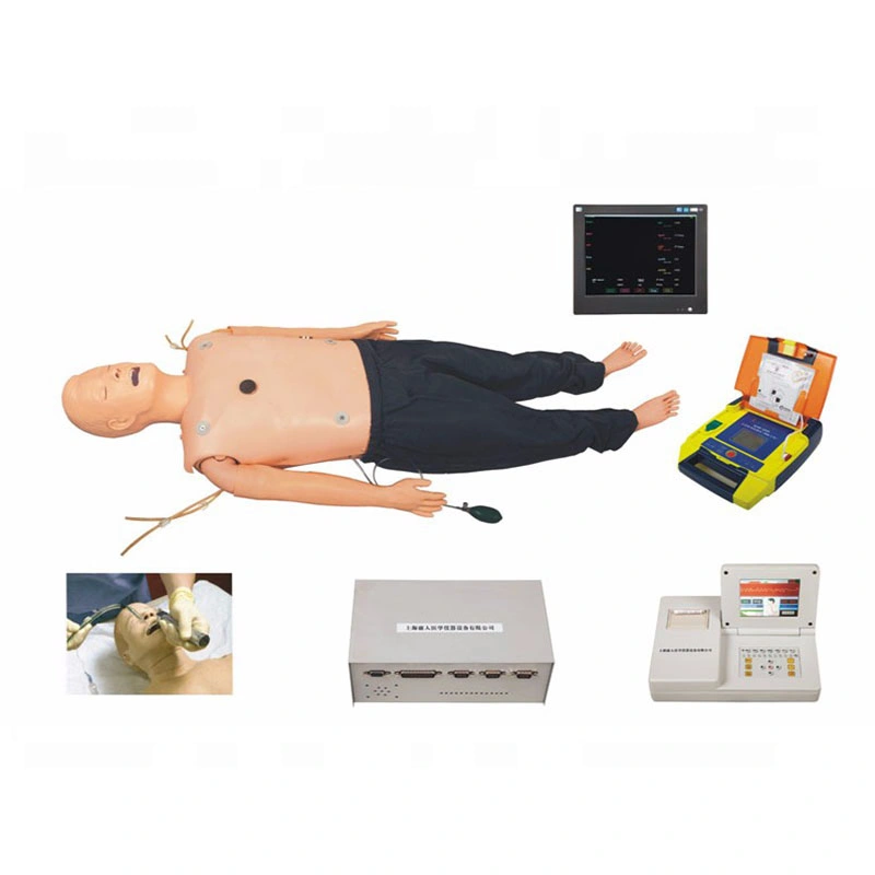 New PVC Teaching Model Medical Training Mannequin Human Body Intubation CPR Manikin