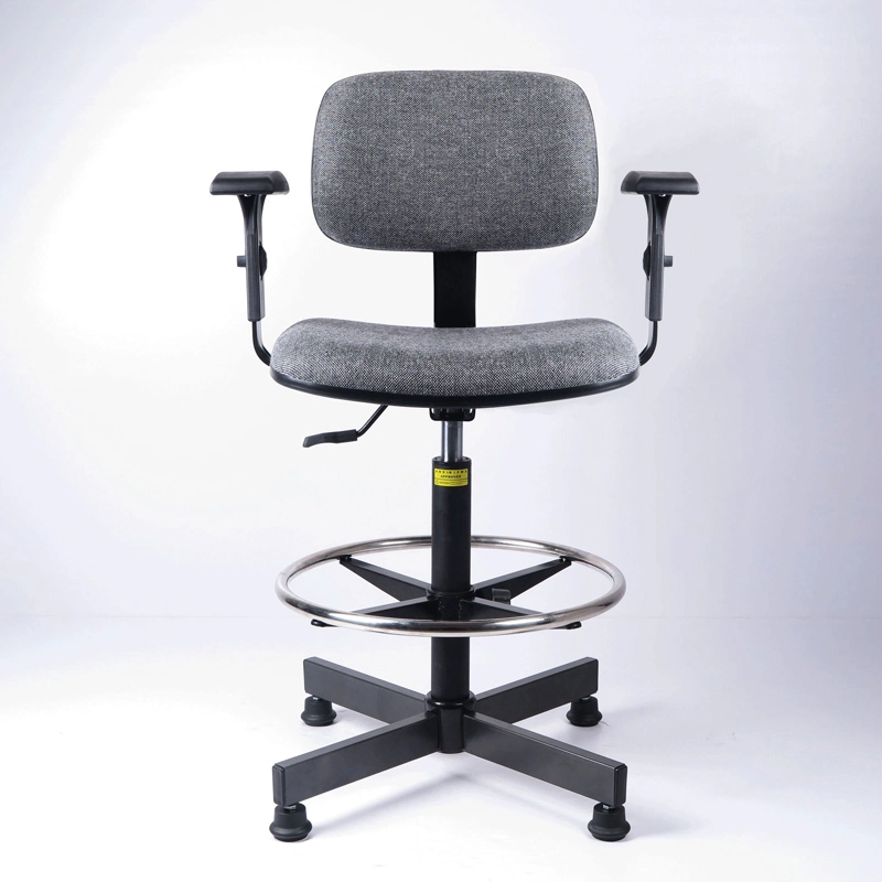 Ergonomic Fabric Chair Lab Chairstall Anti Static Work Stool Leather Antistatic Chair