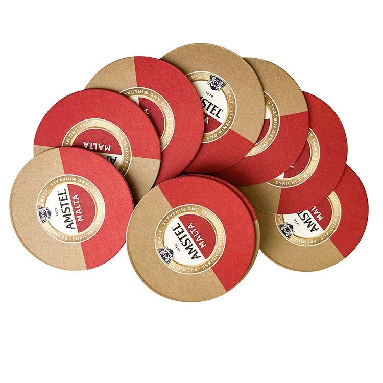 Logotipo personalizado Cheap Round Coffee Cork Coaster