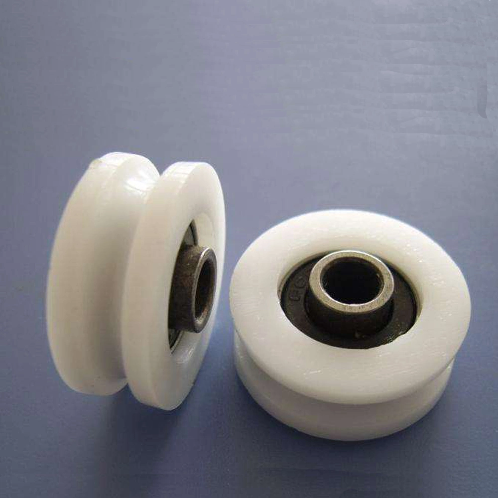 OEM Nylon / ABS / POM Plastic Sliding Window and Door Pulley Wheel with Bearing