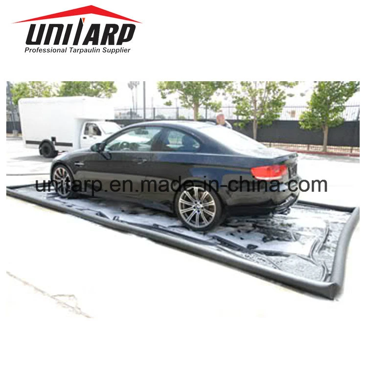 Bonne qualité de lavage de voiture gonflable mobile mat